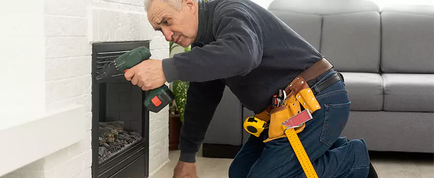 New Indoor Fireplace Installation in Scarsdale, New York