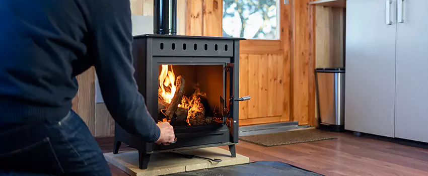 Open Hearth Wood Fireplace Installation in Scarsdale, NY